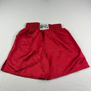 Cleto Reyes Boxing Shorts Mens Medium Red Satin Trunks Training